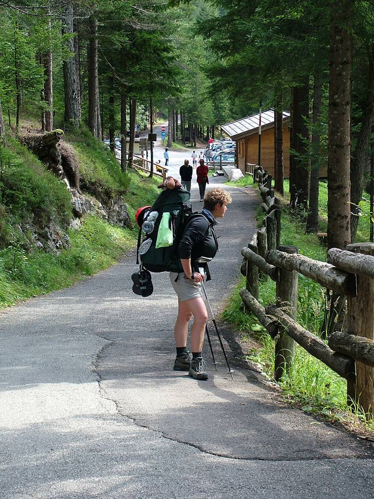 Der "Eingang" des Parco Naturale Delle Dolomiti D´ Ampezzo.