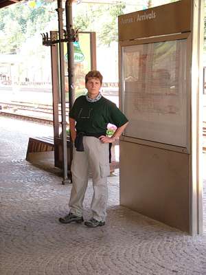 War der Zug auf Gleis 1 unser Zug? Was f&uuml;r eine Spalte ist das eigentlich auf dem Fahrplan - wir haben uns geirrt!