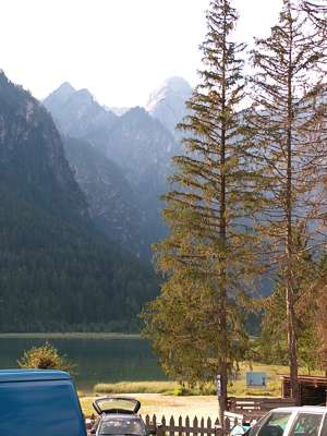 Morgenstimmung am Toblacher See.