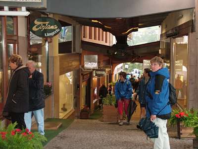 In der Innenstadt-Passage.