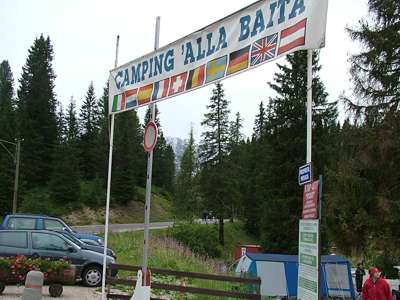 Ein europ&auml;ischer Campingplatz.