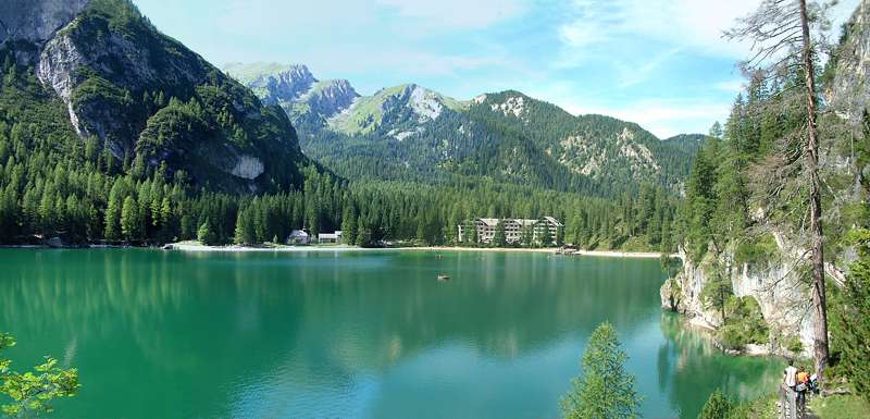 Der Blick &uuml;ber den See in Richtung Nordwest ist einfach grandios.