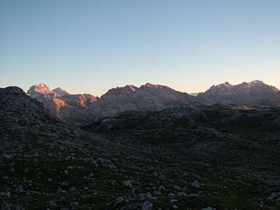 Alles ist magisch in das Licht der Abendsonne getaucht.