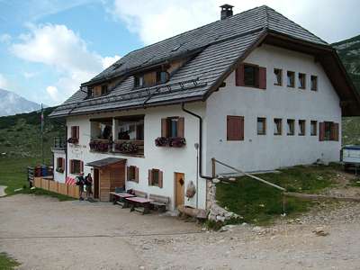 Abschied von der H&uuml;tte.