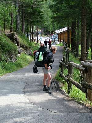 Der "Eingang" des Parco Naturale Delle Dolomiti D&acute; Ampezzo.