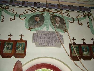 Die Stifter der Kapelle.