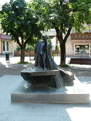 Das Denkmal für Gustav Mahler.
