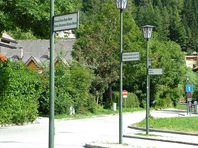 Die zentrale Bushaltestelle der Stadt.