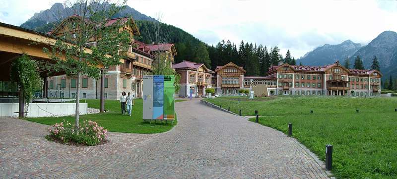 Das ehemalige Grand Hotel ist eine sehr gepflegte Anlage.