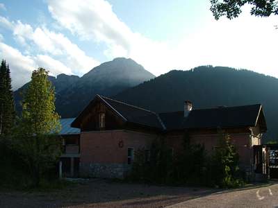 Abendstimmung in Toblach.