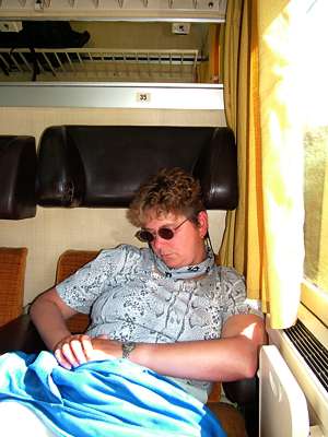 Die drei Wochen waren schon anstrengend und wir mussten heute zeitig aufstehen.