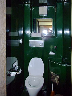 Die Toiletten sind sehr ordentlich.