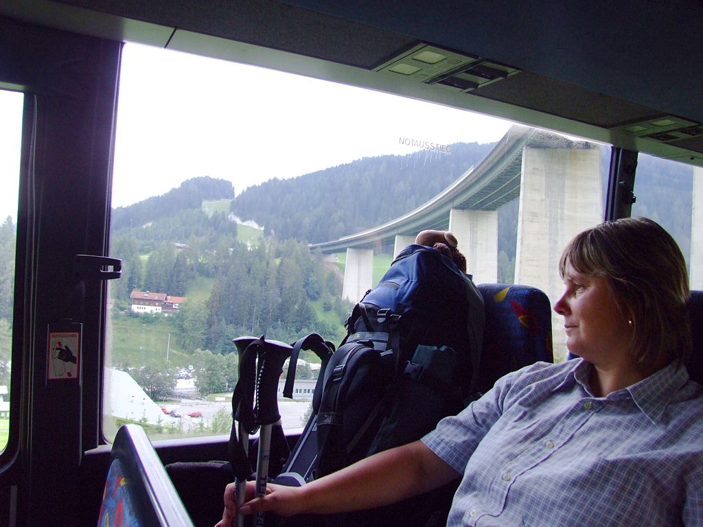 Die Brenner-Autobahn ist mit ihren vielen Brücken ein gigantischer Bau.