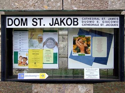 Die wichtigsten Informationen zum "Dom zu St. Jakobs".