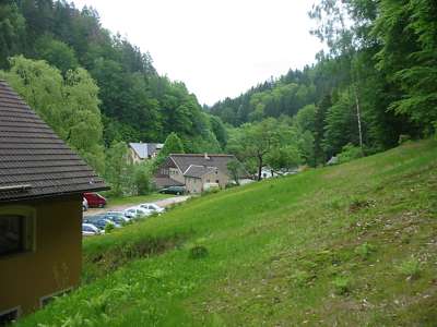 Der vordere Teil des Campingplatzes.