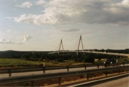 Eine imposante Br&uuml;cke &uuml;ber den Havstensfjord bei Herrestad - Uddevalla.