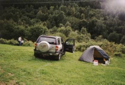 Unsere Komfort-Suite mit Parkplatz vorm Haus und K&uuml;chenanschluss.