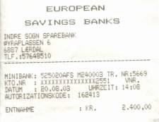 So schnell werden aus dreihundert Euro zweitausendvierhundert Kronen.