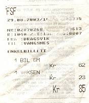 Die R&uuml;ckfahrt kostet, wie zu erwarten war, dasselbe wie die Hinfahrt: 10 &euro;.