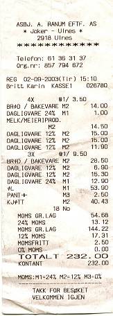30 &euro; und ein nettes Gespr&auml;ch, in Ulnes l&auml;sst es sich gut einkaufen.