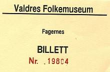 Evis Eintrittskarte fürs Museum - auch 8 €.