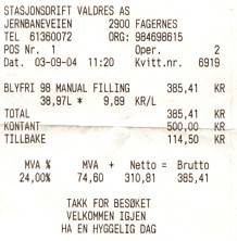 Zuerst tanken. Egal was kommt, es ist gut, einen vollen Tank zu haben.