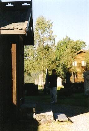 Der Eingang der Kirche.