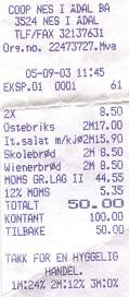 In der Stadt Nes, wo wir nach Hedalen die E16 wieder erreichen, machen wir mit den eingekauften Sachen eine kleine Rast.
