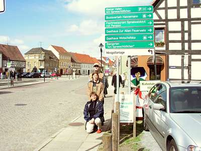 Unser Erinnerungsfoto an diesen gemeinsamen Spaziergang durch die L&uuml;bbenauer Altstadt.