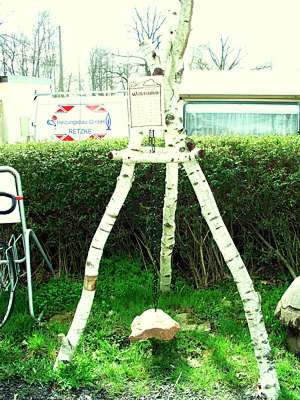 Die metereologische Station des Campingplatzes.