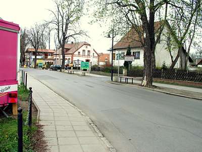 Die Dammstra&szlig;e in Richtung Bahnhofstra&szlig;e.