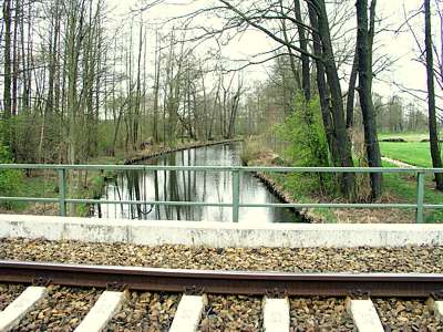 Blick auf die Obere Boblitzer Kahnfahrt in Richtung Boblitz.