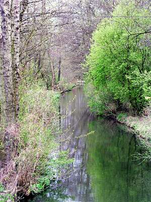 Der Blick in Richtung Norden ist noch romantischer.