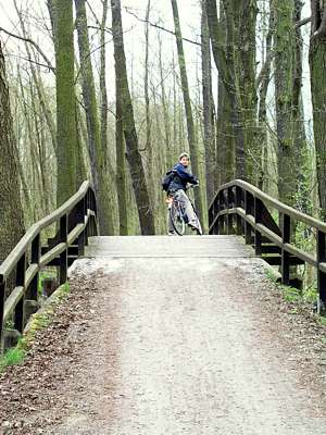 Eine sehr komfortable Br&uuml;cke.