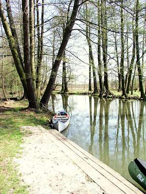 Wir haben die Schleuse passiert - Pause.