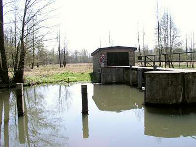 S&uuml;dlich grenzt hier das Totalreservat "Huschepusch" an den Burg-L&uuml;bbener-Kanal.