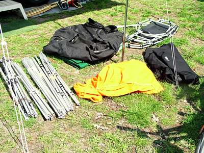 Jetzt kann alles in den Ortlieb-Seerucksack gesteckt werden.