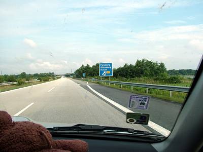 Diese Abfahrt befuhren wir vor einem Jahr schon mit dem Abschleppwagen.
