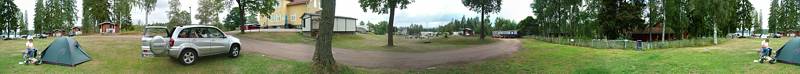 Ein Panorama - Bild vom Zeltplatz Munkeberg. Es ist sehr sch&ouml;n hier.