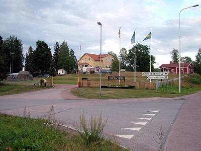 Der Eingang zum Campingplatz Munkeberg.