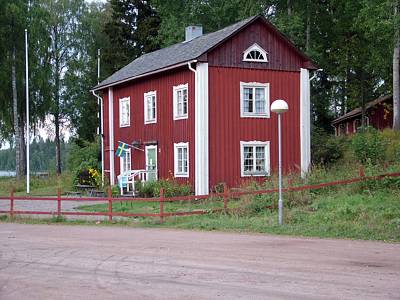 Auch dies ist ein typisch schwedisches Geb&auml;ude.