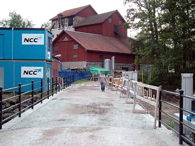 An der Erzm&uuml;hle wird gebaut.