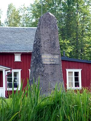 John Ericssons Gedenkstein.