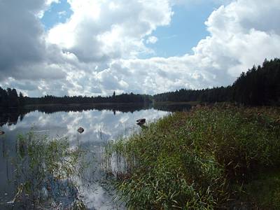 Ein kleiner aber feiner See, der Östra Skärjen.