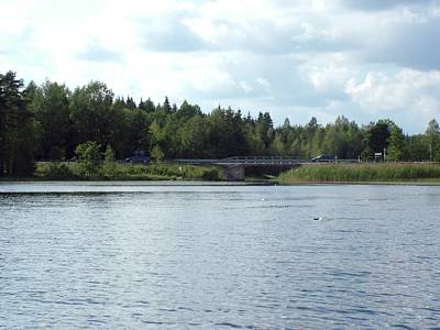 Die Stra&szlig;e f&uuml;hrt von Storfors nach Filipstad.