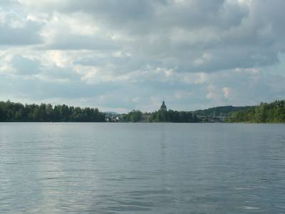 Dort hinten ist Filipstad.
