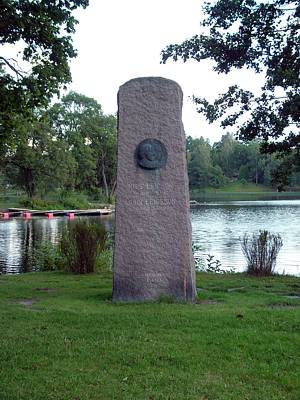 Ein Gedenkstein f&uuml;r Nils Ericson und John Ericsson.