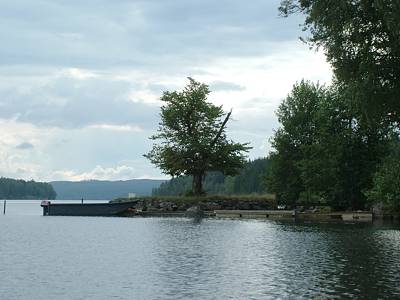 Stillleben mit Boot.