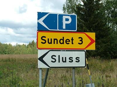 Sundet liegt am anderen Ende des Asphytte&auml;lven.