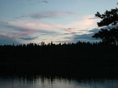 Abendstimmung am Aspen.